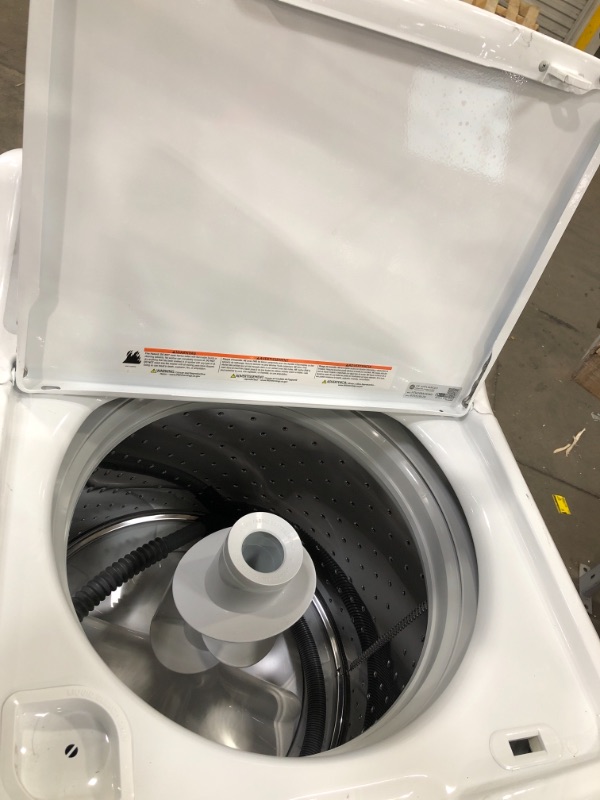 Photo 8 of Hotpoint 3.8 cu. ft. White Top Load Washer with Agitator