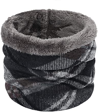 Photo 1 of Poem Park Neck Warmer, Double-Layer, Black-white Grid