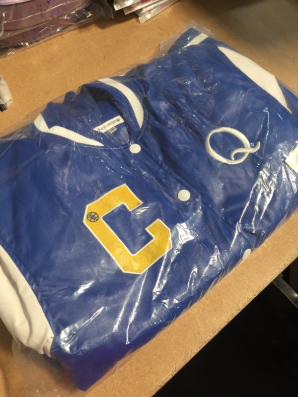 Photo 2 of Quincy McCall 22 C'shaw High School Basketball Varsity Letterman Jacket-Style Sweatshirt Class of 88, 3XL