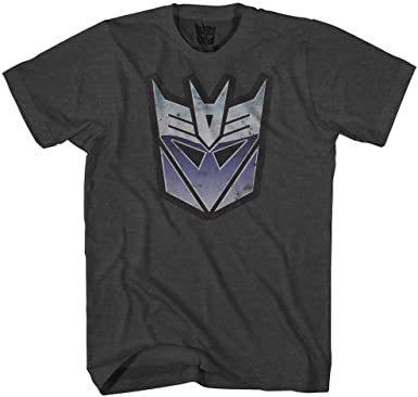 Photo 1 of Hasbro Men's Transformers Short Sleeve T-Shirt, Charcoal Heather, Medium 
