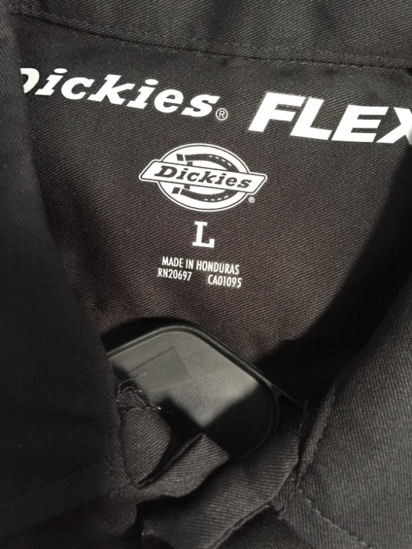 Photo 1 of Dickies Men's Short-Sleeve Work Shirt, Black, Large