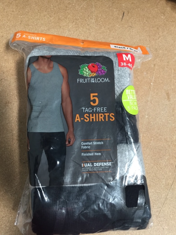 Photo 2 of Fruit of the Loom Men's A-Shirt Multipack, Medium
