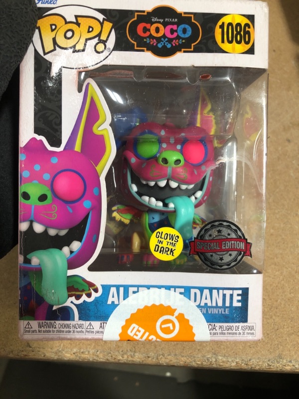 Photo 2 of Funko POP! Disney Coco Alebrije Dante #1086 [Glows in the Dark] Exclusive
