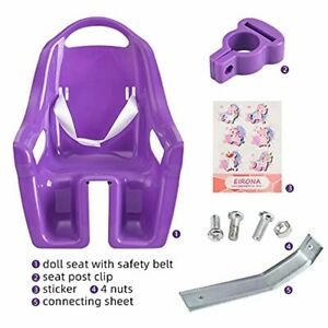 Photo 1 of EIRONA Doll Bike Seat for 12 14 16 18 20 Inch Bike, Purple