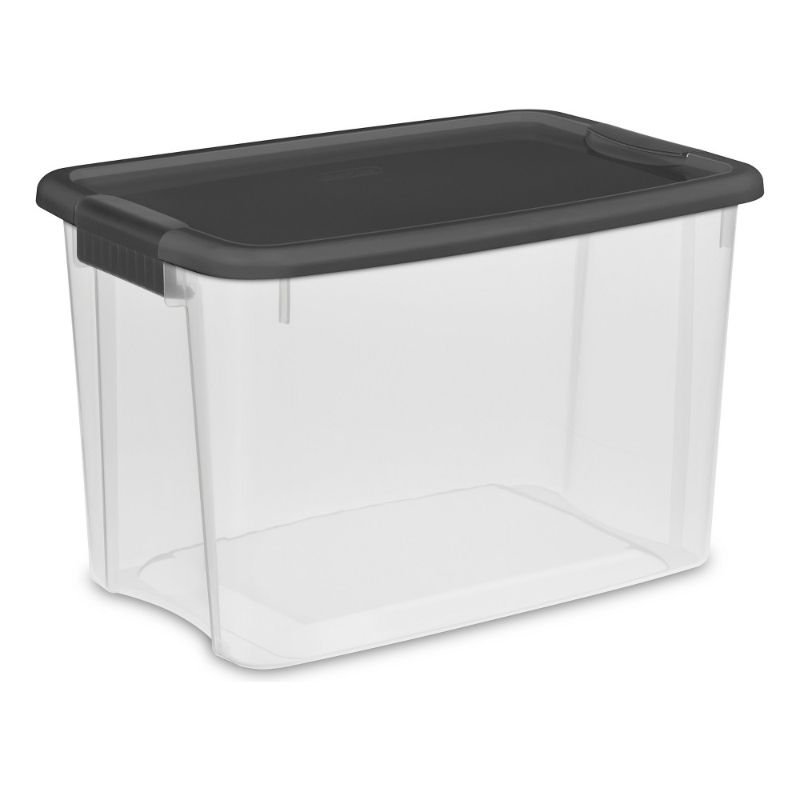 Photo 1 of 2 Pack 30 Qt. Latch Storage Box
