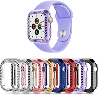 Photo 1 of SLYEN 8 Pack Compatible for Apple Watch Series 7 Case 45mm [NO Screen Protector], Ultra-Thin Plating Hard PC Shockproof Bumper Full Scratch-Resistant Protective Cover for Men Women iWatch 45mm Case - 2 pack