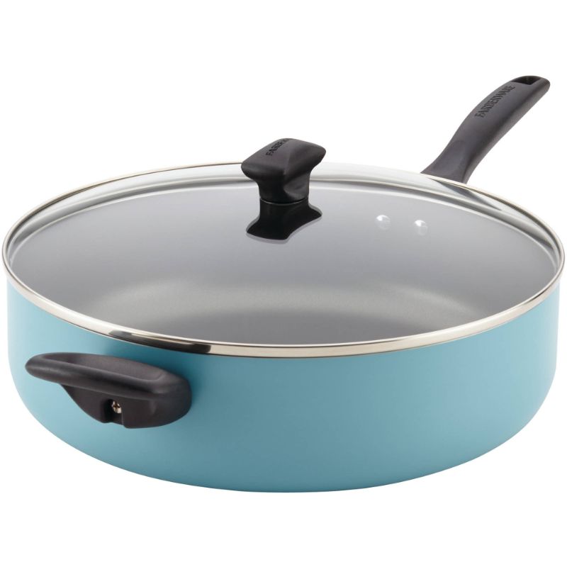 Photo 1 of  Dishwasher Safe Nonstick Aluminum Covered Jumbo Cooker with Helper Handle, 6 Quart
