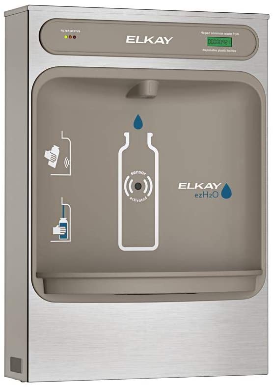 Photo 1 of Elkay LZWSSM EZH2O Bottle Filling Station Surface Mount, Filtered Non-Refrigerated Stainless,
18.81 x 17.88 x 3.56 inches