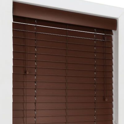 Photo 1 of CHEERY EMOBOSSED 2" PREMIUM FAUXED WOOD BLINDS