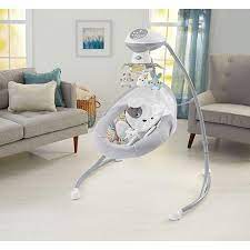 Photo 1 of Fisher-Price Sweet Snugapuppy Dreams Cradle 'n Swing
