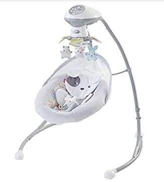 Photo 1 of Fisher-Price Sweet Snugapuppy Dreams Cradle 'n Swing