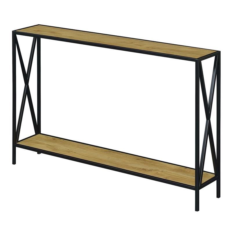 Photo 1 of 161899EOBL Tucson Console Table, English Oak & Black
