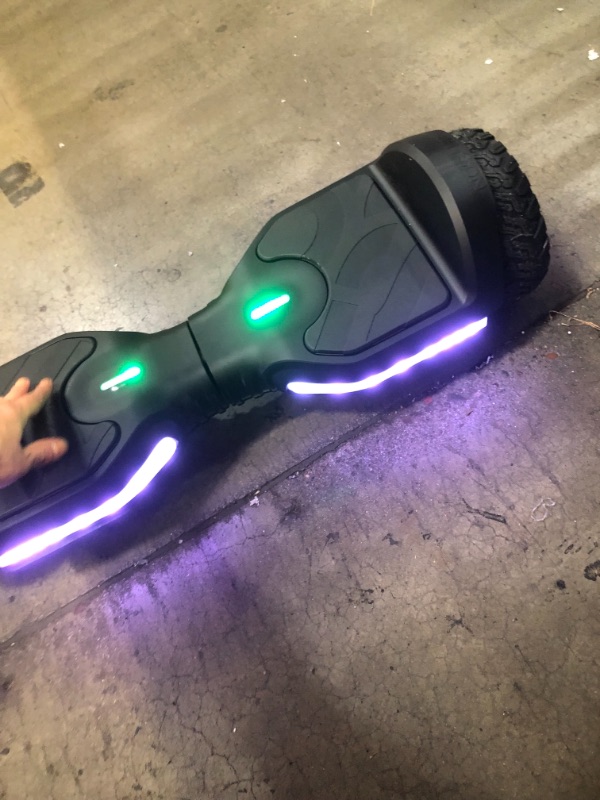 Photo 3 of Jetson Flash Self Balancing Hoverboard with Built in Bluetooth Speaker | Includes All Terrain Tires, Reach Speeds up to 10 MPH | Range of Up to 12 Miles, Ages 13+
