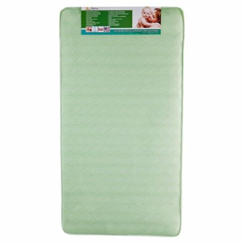 Photo 1 of Dream on Me, Superior Slumber 6â€ 112 Coil Crib and Toddler Mattress
