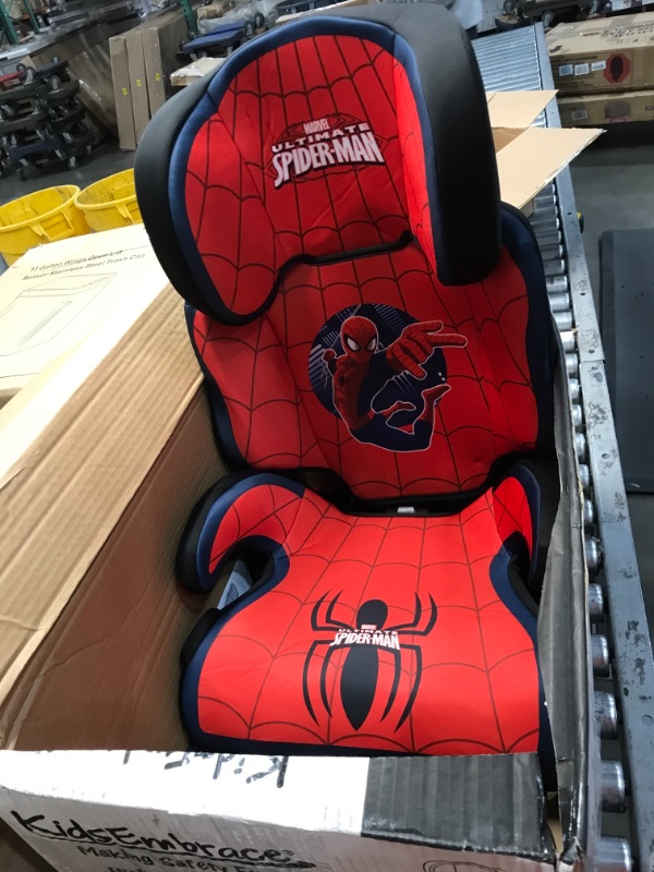 Photo 2 of EXPIRATION: 11/25/2028 KidsEmbrace High-Back Booster Car Seat, Marvel Spider-Man
