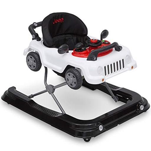 Photo 1 of Jeep Classic Wrangler 3-in-1 Grow with Me Walker in White by Delta Children
