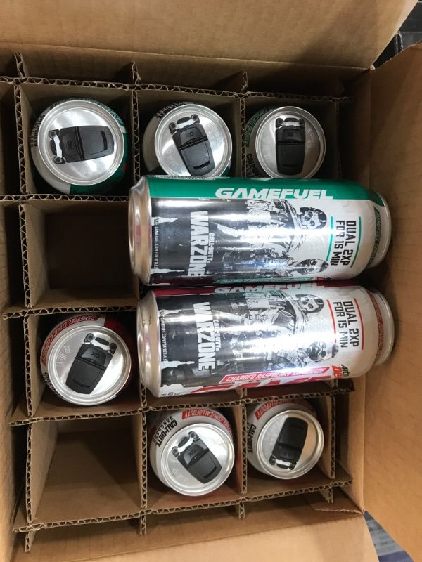 Photo 1 of *EXPIRATION DATE: GREEN CAN 11/27/2021, RED CAN 11/07/2021*
Mountain Dew Game Fuel Zero, 2 Flavor Variety Pack, 16 Fl Oz. Cans (12 Pack)