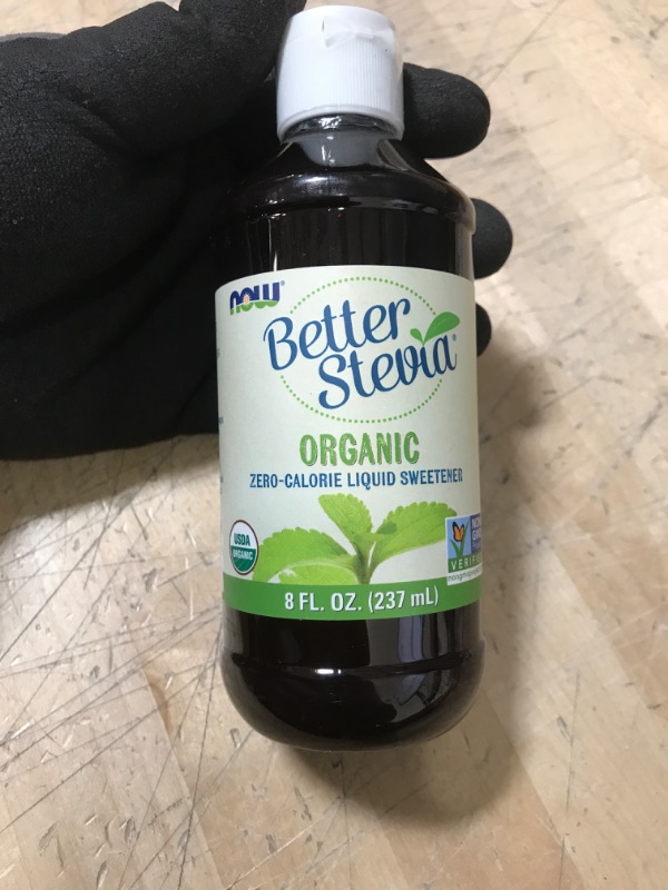 Photo 2 of **BB 09/2024**
**NO REFUNDS**
NOW Foods, Organic, Better Stevia, Zero-Calorie Liquid Sweetener, 8 fl oz (237 ml)