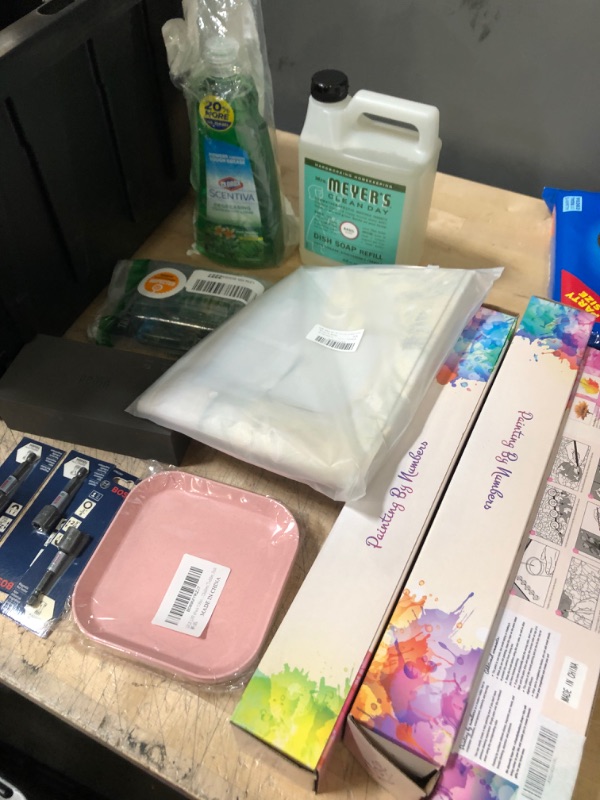 Photo 1 of **NOT REFUNDABLE** BUNDLE OF ASSORTED ITEMS (SOAP, PAINT BY NUMBERS, ETC)