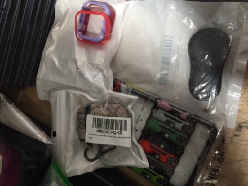 Photo 2 of **NOT REFUNDABLE** BUNDLE OF ASSORTED PHONE CASES, GLASS SCREEN PROTECTOR, AIR POD CASES ETC..