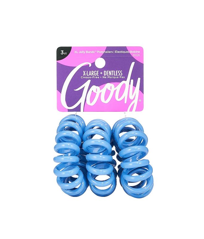 Photo 1 of Goody Dentless Jelly Bands Elastic Thick Hair Coils - 3 Count, Blue - Medium Hair to Thick Hair - Hair Accessories for Women and Girls - Perfect for Long Lasting Braids, Ponytails and More
SET OF 6