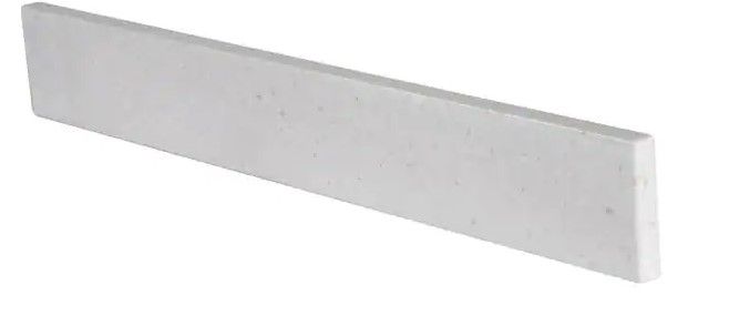 Photo 1 of 21.13 in. Solid Surface Sidesplash in Titanium
