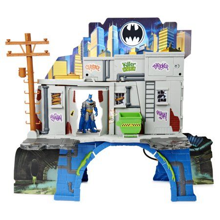 Photo 1 of INCOMPLETE - Batman 3-in-1 Batcave Playset with Exclusive 4-inch Batman Action Figure and Battle Armor
