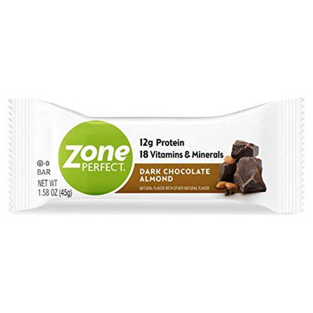 Photo 1 of * EXP DATE 12/01/22* Zone Perfect Protein Bars, Dark Chocolate Almond, 12g of Protein, Nutrition Bars with Vitamins & Minerals, Great Taste Guaranteed, 20 Bars
