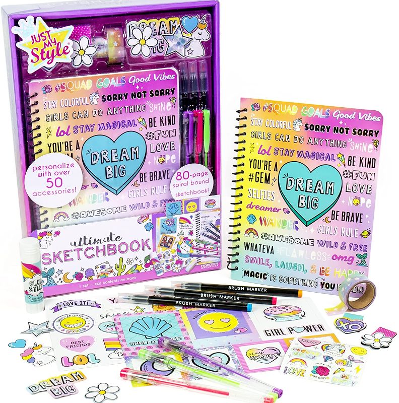 Photo 1 of Just My Style Ultimate Sketchbook by Horizon Group USA and Ceaco - Disney/Pixar Together Time Collection, 400 Pieces Small Medium Large Sizes for All Ages - Mini Golf