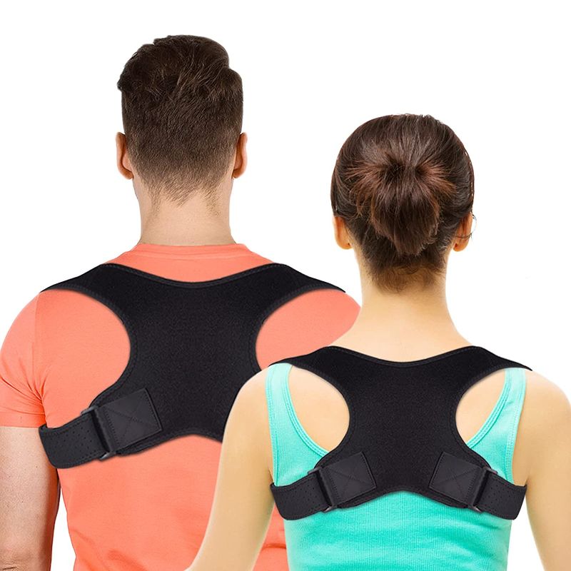 Photo 1 of **SET OF 2**
Posture Corrector for Men and Women, Bettliv Back Brace for Posture, Adjustable and Breathable Posture Brace Back Straightener for Back, Neck and Shoulder Pain Relief
