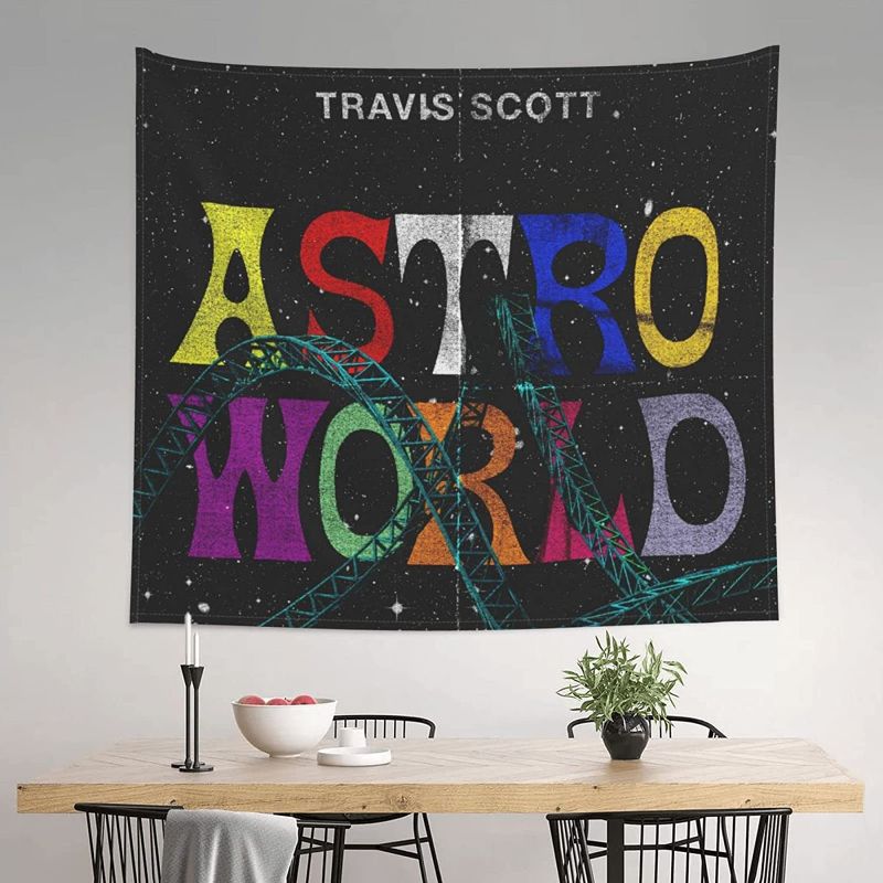Photo 1 of **SET OF 2**
Rapper Singer Tapestry, Astronomical Starry Black Tapestry, Gifts for Hip-Hop Lover, 3D Boutique Wall Art Tapestries, Cool Aesthetic Poster, Hanging for Home Living Room Bedroom Dorm Decor 60 X 51 in
