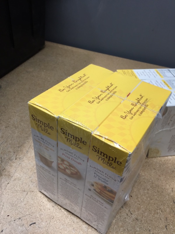 Photo 3 of  EXP:12/17/2021, 02/17/2021, 12/23/2021 **SOLD AS IS, NON-REFUNDABLE**
Simple Mills, Baking Mix Variety Pack, Pancake & Waffle, Pizza Dough, Vanilla Muffin & Cake Variety Pack, 3 Count 