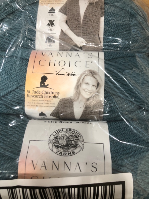 Photo 2 of (3 Pack) Lion Brand Yarn 860-108A Vanna's Choice Yarn, Dusty Blue
