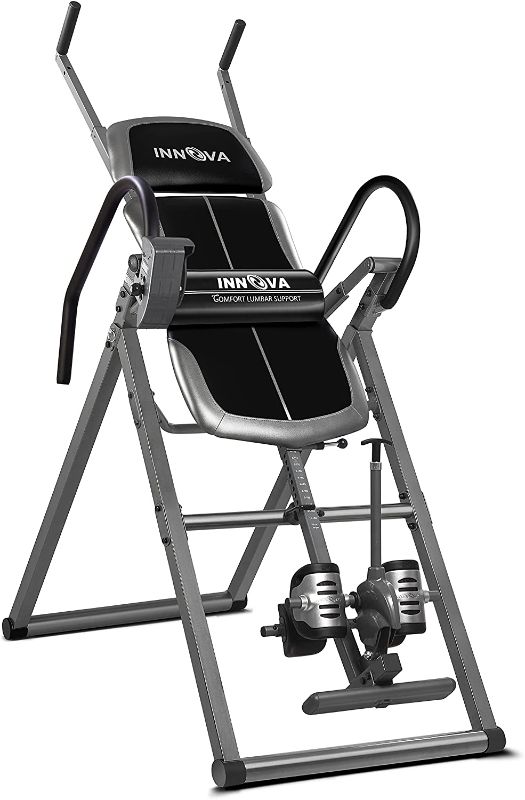 Photo 1 of (Parts Only) INNOVA HEALTH & FITNESS ITX1200 Inversion Table with Adjustable Stretch Bars for Optimal Slope Inversion and Full Body Stretch
