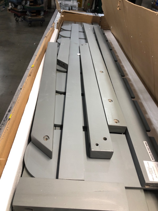 Photo 1 of House Bed Twin Size Kids Bed Frame with Roof and Fence, Box Spring Needed
