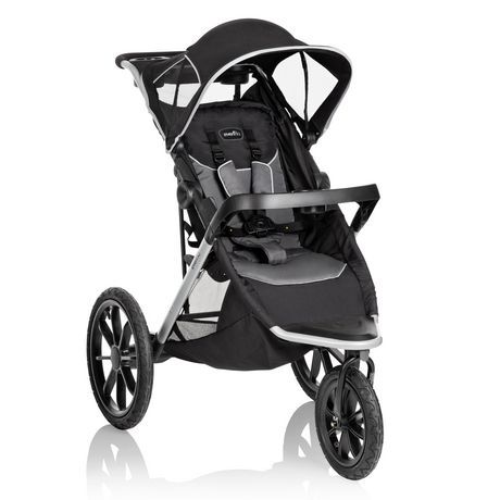 Photo 1 of Evenflo Victory Plus Compact Fold Jogging Stroller Grey
