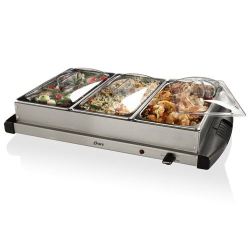 Photo 1 of Oster CKSTBSTW00 Buffet Server, Stainless Steel
