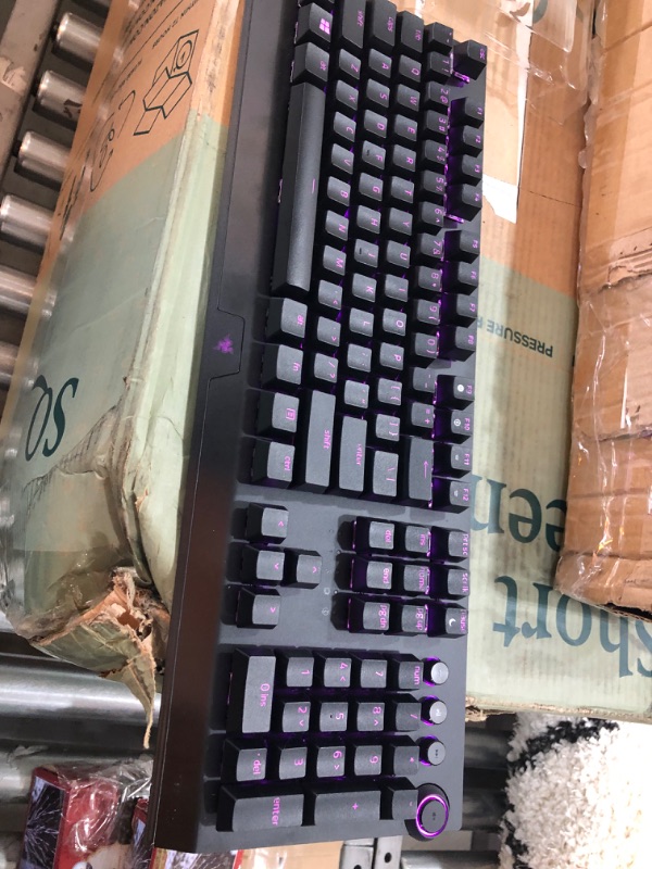 Photo 2 of Razer BlackWidow V3 Pro Mechanical Wireless Gaming Keyboard: Yellow Mechanical Switches - Linear & Silent - Chroma RGB Lighting - Doubleshot ABS Keycaps - Transparent Switch Housing - Bluetooth/2.4GHz
