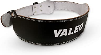 Photo 1 of Valeo VRL4  44" Padded Leather Contoured Weightlifting Lifting Belt with Suede Lining
