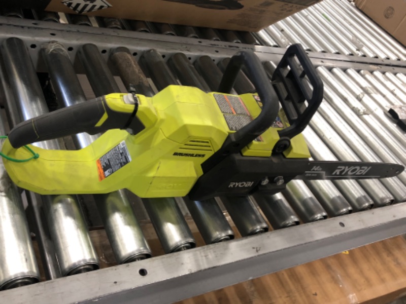 Photo 2 of Ryobi 14 in. 40-Volt Baretool Brushless Lithium-Ion Cordless Chainsaw, 2019 Model RY40530, Li-Ion 40V, (Battery and Charger Not Included)
