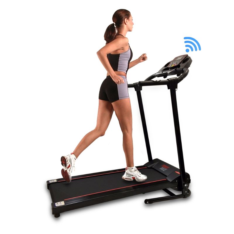 Photo 1 of SereneLife SLFTRD18 - Track Base Smart Treadmill with Downloadable App
