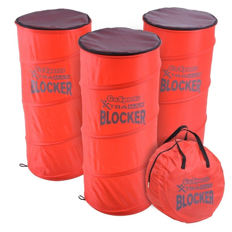 Photo 1 of GoSports XTRAMAN Blocker Pop-up Defenders 3 Pack - Simulate Defenders for Major Sports - Basketball, Soccer, Football and More
