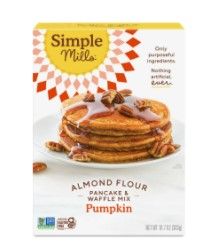 Photo 1 of 2 Pack Simple Mills Pancake & Waffle Almond Flour Baking Mix, Pumpkin 10.7 Oz Box UNREFUNDABLE 
