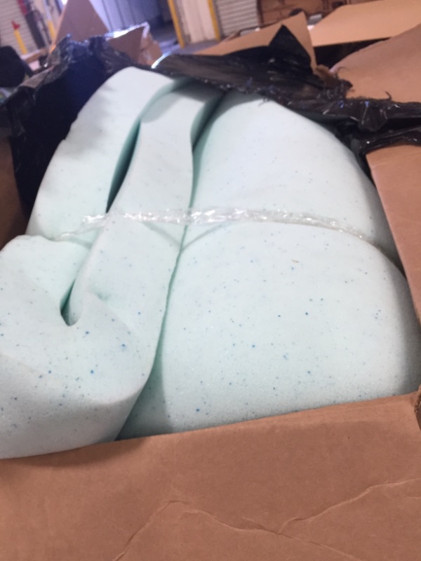 Photo 1 of 3 Inch Cool Gel Memory Foam Mattress Topper, Multiple Sizes Removable Soft Cover,California King
