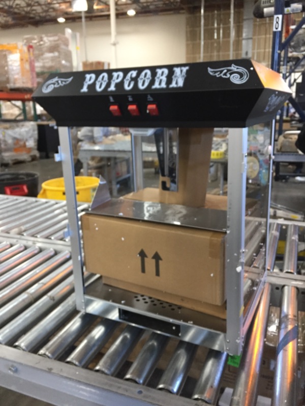 Photo 2 of Superior Popcorn Company Popcorn Machine, Counter Top, Black
