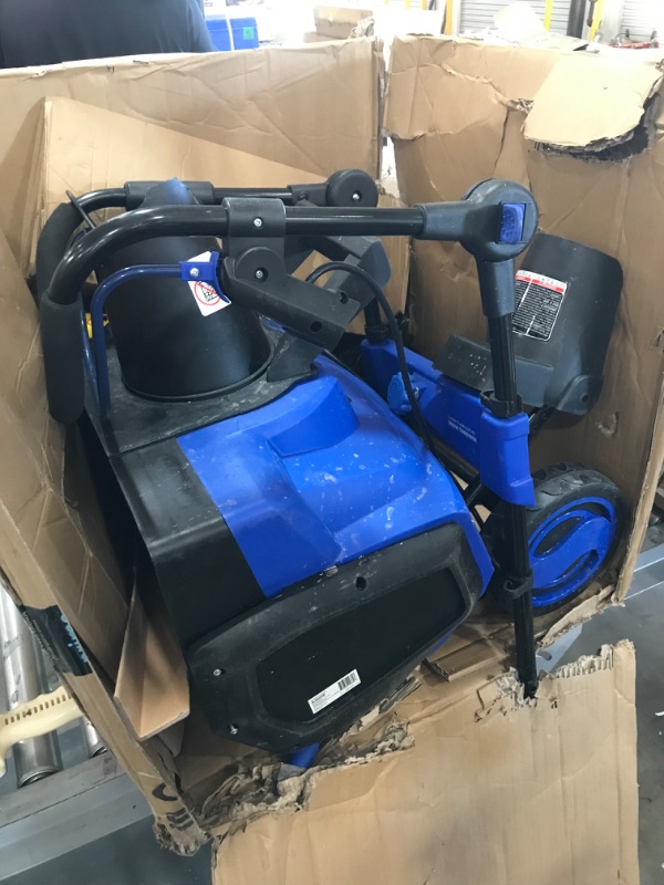 Photo 2 of *USED*
Snow Joe SJ625E Electric Walk-Behind Single Stage Snow Thrower/Blower, 21-Inch Clearing Width, 15-AMP Motor, Directional Chute Control, LED Light
