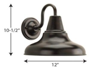 Photo 1 of *light bulb NOT included*
Progress Lighting P5623-20 District Outdoor, Antique Bronze
