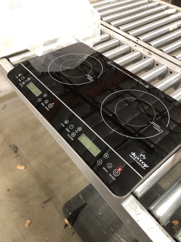 Photo 2 of *USED*
Duxtop LCD Portable Double Induction Cooktop, 1800W Digital Electric Countertop Burner Sensor Touch Stove