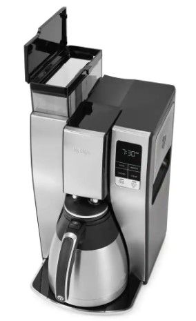 Photo 1 of *SEE last picture for damage*
Mr. Coffee 10- Cup Stainless Steel Programmable Drip Coffee Maker with Thermal Carafe