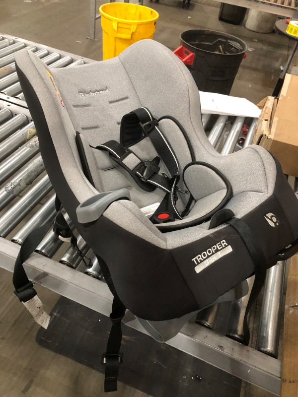 Photo 1 of *USED*
Baby Trend Trooper™ 3-in-1 Convertible Car Seat - Moondust - Light Gray
